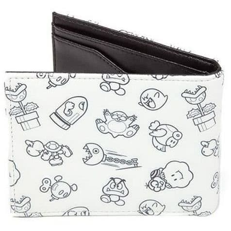 Fällbar plånbok Mario vit Difuzed — kompakt och elegant plånbok