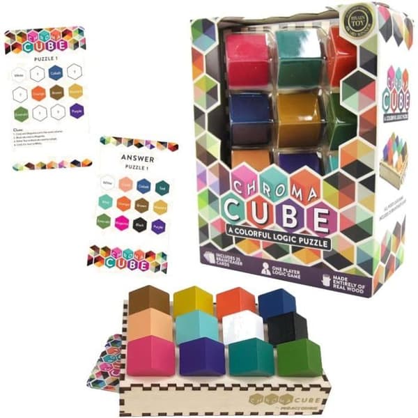 "Pussel Cefa leksaker - 01043 - Logik- och deduktionsspel Chroma Cube, Multicolor"
