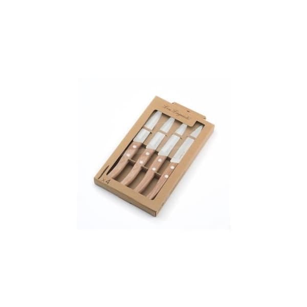 Knivset - AMEFA - Skogsträ - Rostfritt stål - Trähandtag - Tål diskmaskin