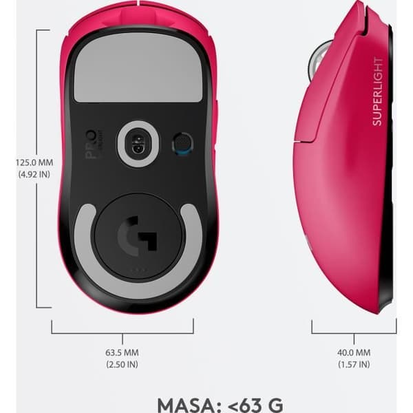 Logitech g Pro Magneta Mouse (910-005956)
