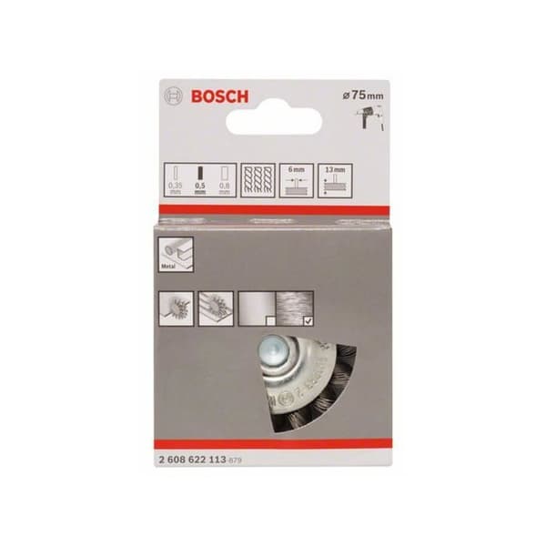 BOSCH Cirkulära borstar - 75 mm