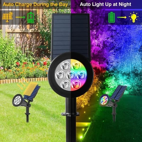 Solarlampa - T-SUN - T-SUN 4:e generationen - 7 LED - 320 lm - IP65