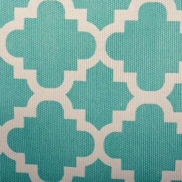Förvaringskorg - DII - CAMZ37862 - Rektangulär - Polyester - Rutmönster - Turkos