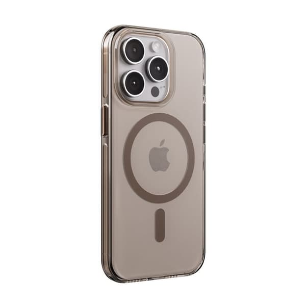 Coque iPhone 15 Pro MagSafe (öken) Crong Clear MAG Pro
