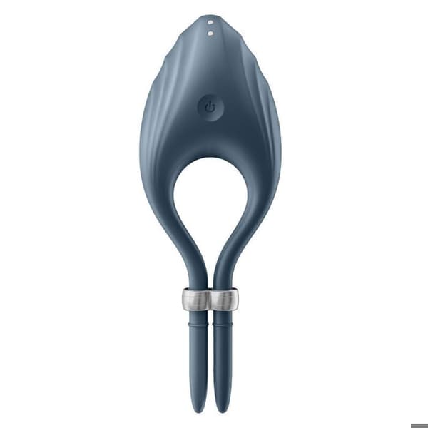 Penisring - Satisfyer - Duelist - Justerbar - Oppladbar - Vibrerende Grå