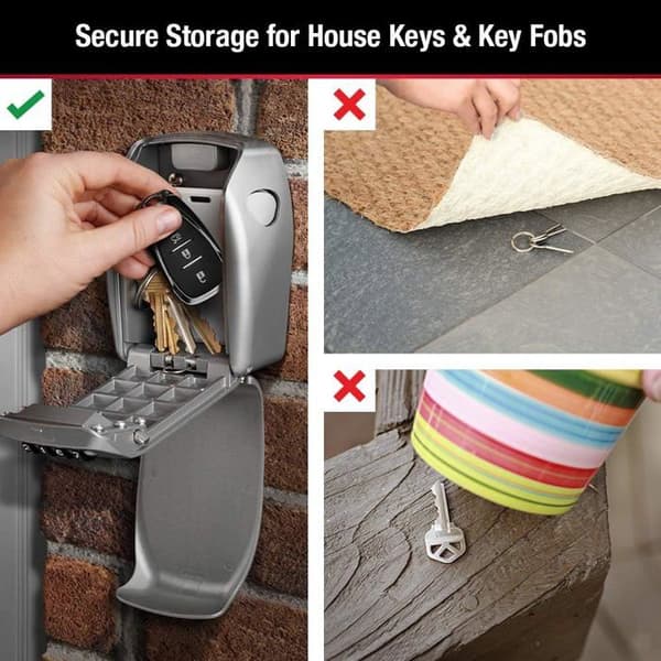 Master Lock 5415D låsbox i zink, väggmonterad och robust