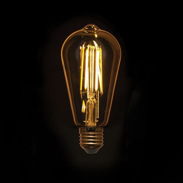 LED Edison-lampa - XANLITE - E27 bas - 3,8W - Varmvit