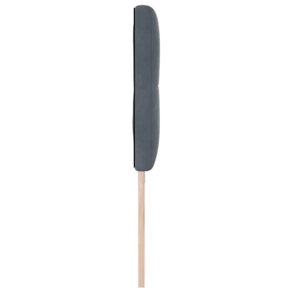 vidaXL Sänggavel Mörkgrå 200 cm Sammet 42007197
