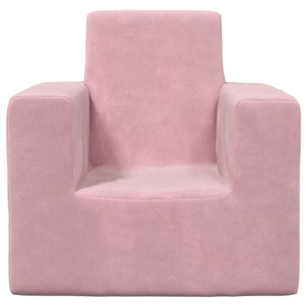 Barnsoffa Rosa Mjuk Plysch