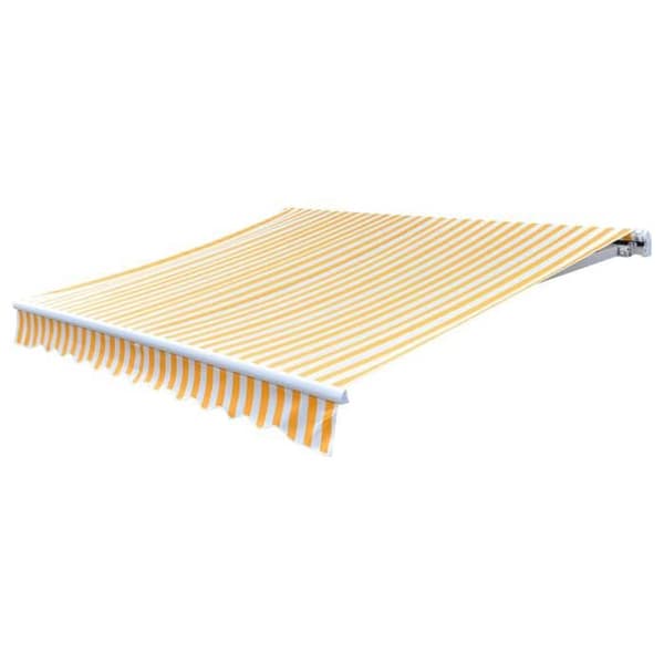 vidaXL Solros/vit markisduk 3x2,5 m (ram ingår ej) 141016