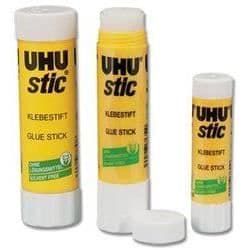 UHU - Limstift - 21g - Vit - Paket om 12