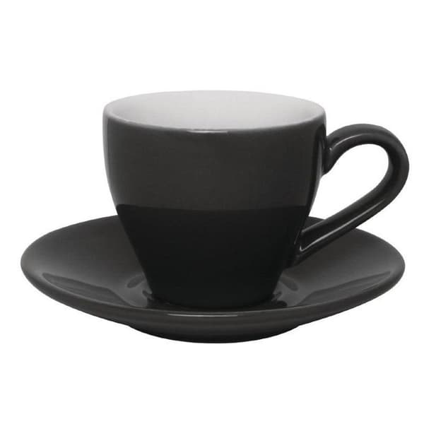 Espressokopp - OLYMPIA - 100ml - Grå - Såld i 12-pack - Diskmaskinssäker