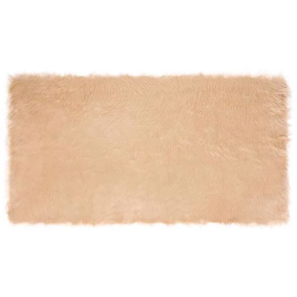 Matta - VIDAXL - Tafalla - Beige - Polyester - 80 x 150 cm