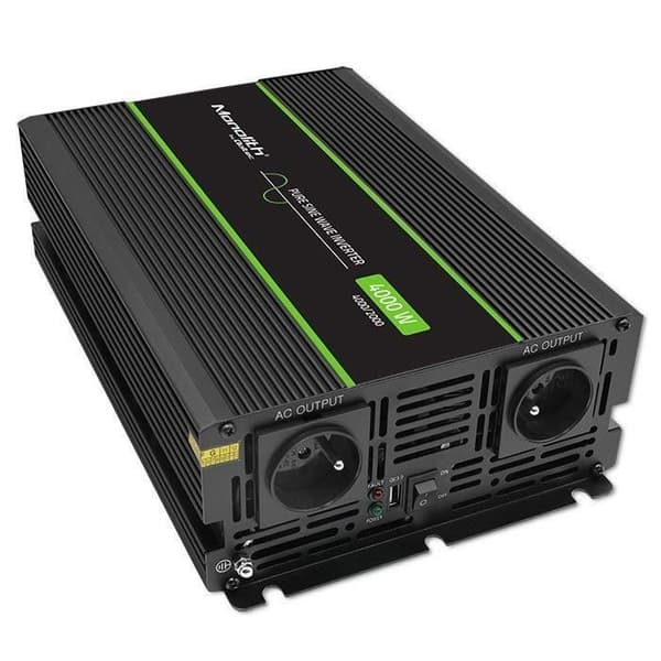 Inverter - Qoltec - Monolith - 2000W - 4000W - Ren sinuskurva