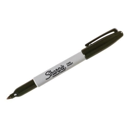 Sharpie Finmarkör 24 st Svart Finspets