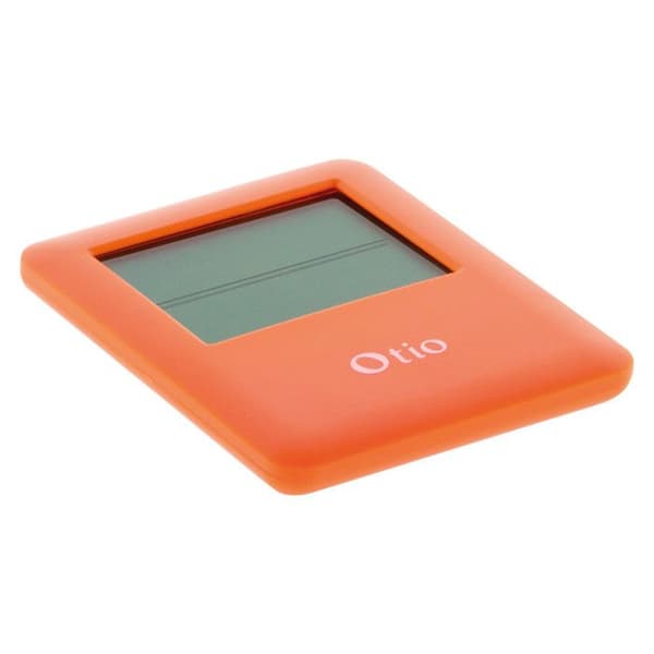 Termometr hygrometer magnetisk LCD - Orange - Otio