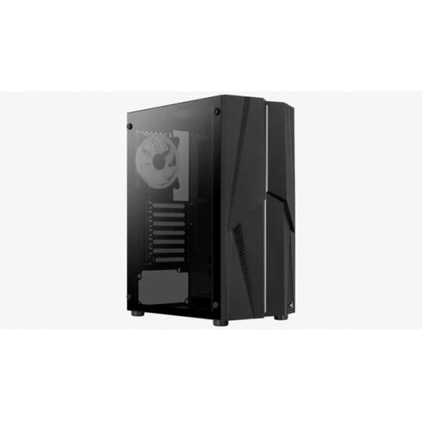 PC-chassi - AEROCOOL - Mecha-G V2 RGB - Midsize - Glasfront - Svart