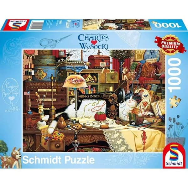 Pussel 1000 bitar: Maggie den stökiga