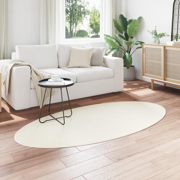 HURTTE Matta Crème 100x200 cm Oval