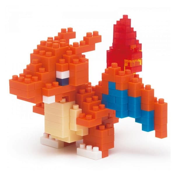 Nanoblocks - Charizard - Nbpm008 Nb Figur - Japansk VO Pokemon Building Kit