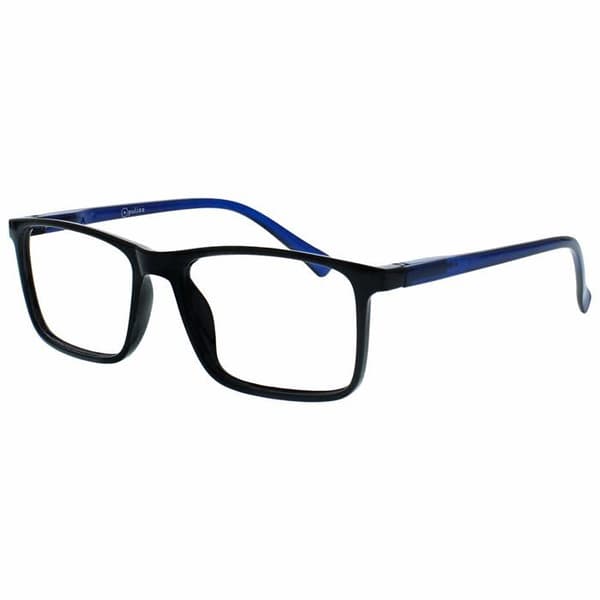 OPULIZE 5-pack stora läsglasögon +1,00 — svart/blå & grå/svart