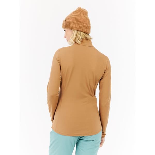 Damsouspull 1/4 zip Protest Refabriz - teddy brown