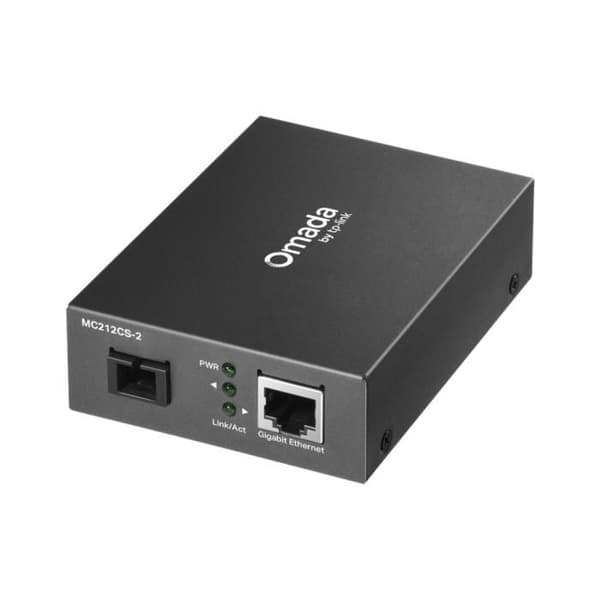OMADA MONOMODE BIDIREKTIONELL FIBERKONVERTER MC212CS-2