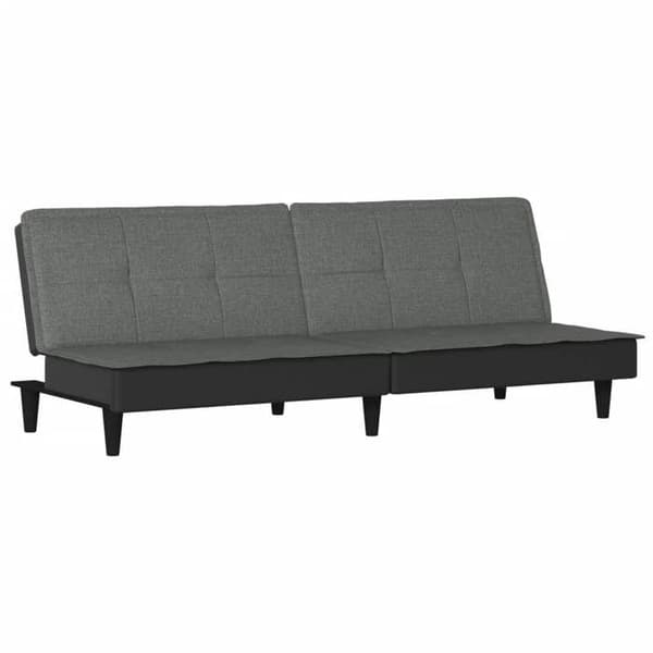 vidaXL Mörkgrå sängsoffa tyg 351914