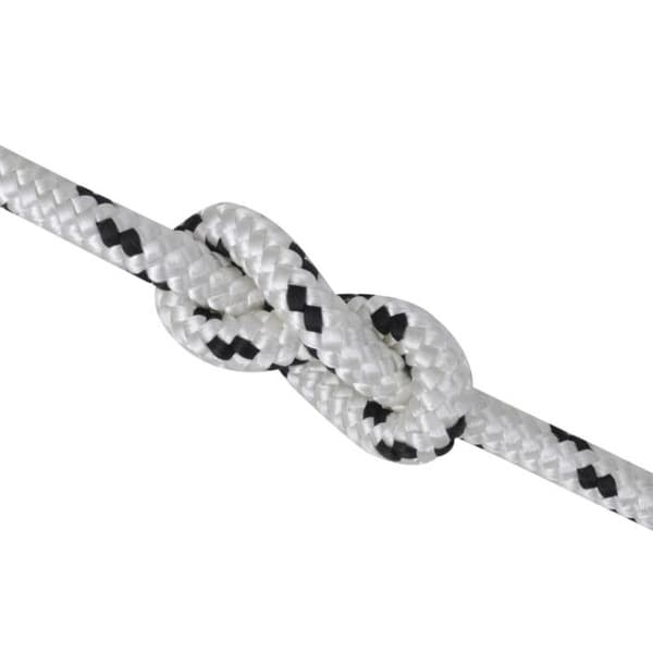vidaXL Flätat båtrep i polyesterspole 10mm x 50m