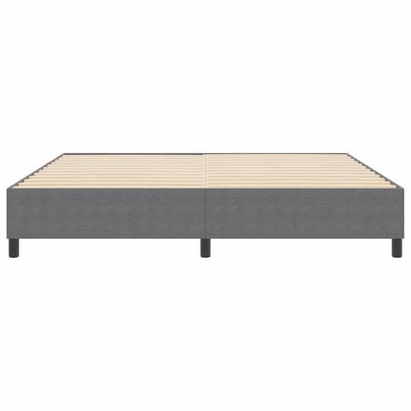 vidaXL Plattformssängram Ljusgrå 200 x 200 cm 3337427