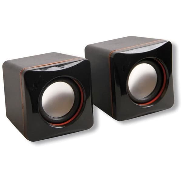 Mini-högtalare - MCL - HP-USB2/4 - 4W - Trådad - Svart