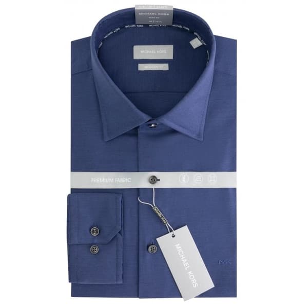 Slim 2-faldig skjorta Michael Kors Solid