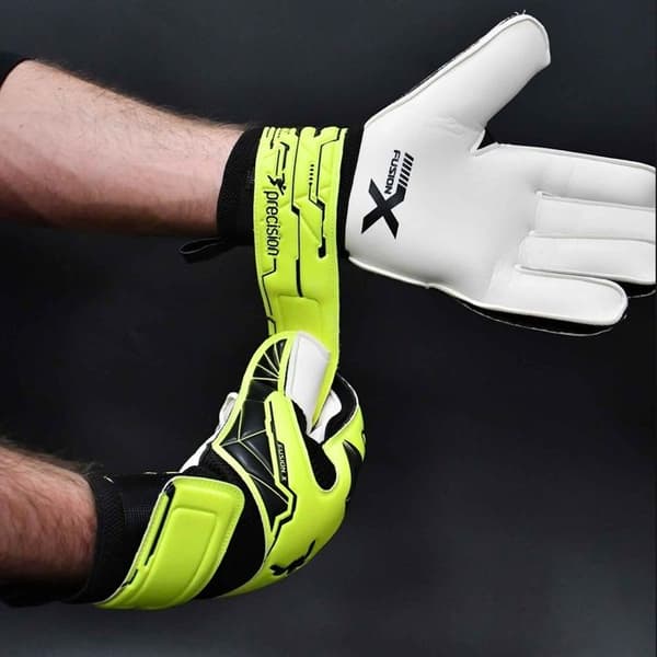 Målvaktshandskar barn Precision Fusion X Flat Cut Essential