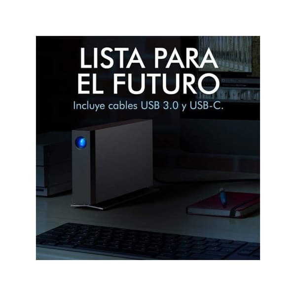 LaCie d2 Professional STHA10000800 Stationär hårddisk - 10 TB - USB 3.1 Typ C