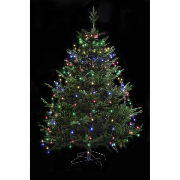 Ljusande utomhusklädnad 3m multikolor 170 LED med transformator Feeric lights & jul
