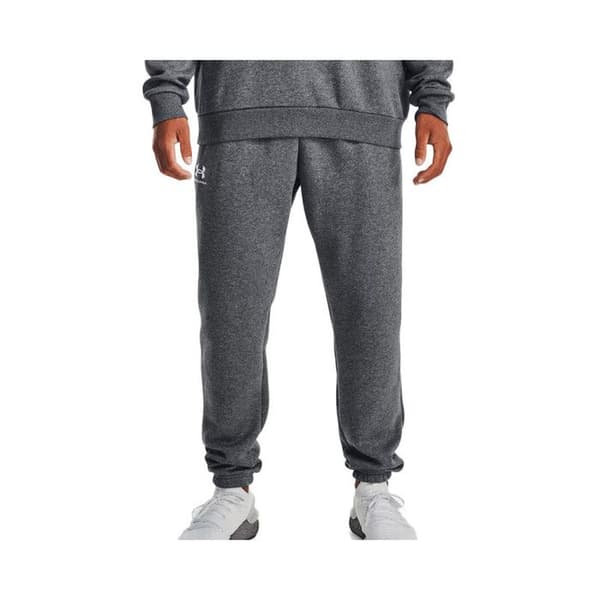Träningsbyxor - Under Armour - Essential Fleece Jogger - Grå - Elastisk midja - Andningsbar