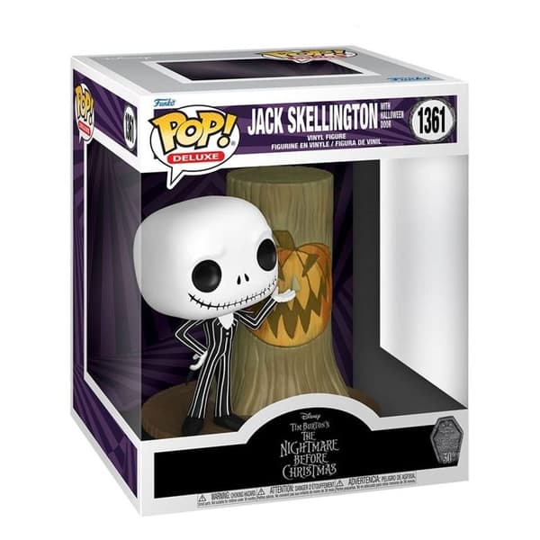 Funko - The Nightmare Before Christmas 30th - POP! Deluxe Jack m/H. Stadsdörr 9 cm
