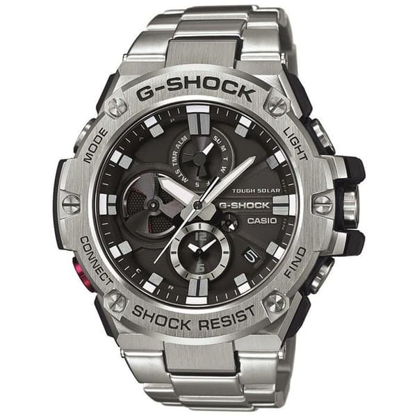 Klocka - Casio - GST-B100D-1AER - Svart - Stål - Analog