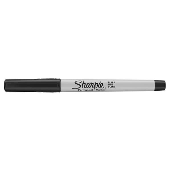 SHARPIE Permanent Marker - Ultrafin spets - Svart (2-pack)