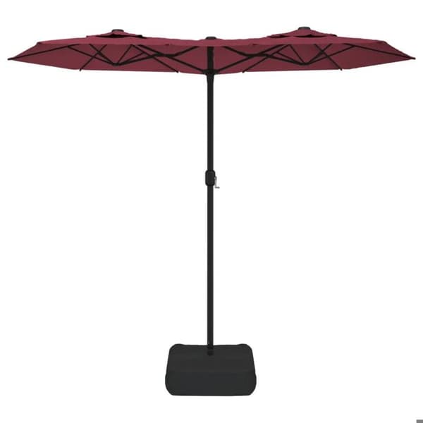Parasol med dubbel topp vidaXL