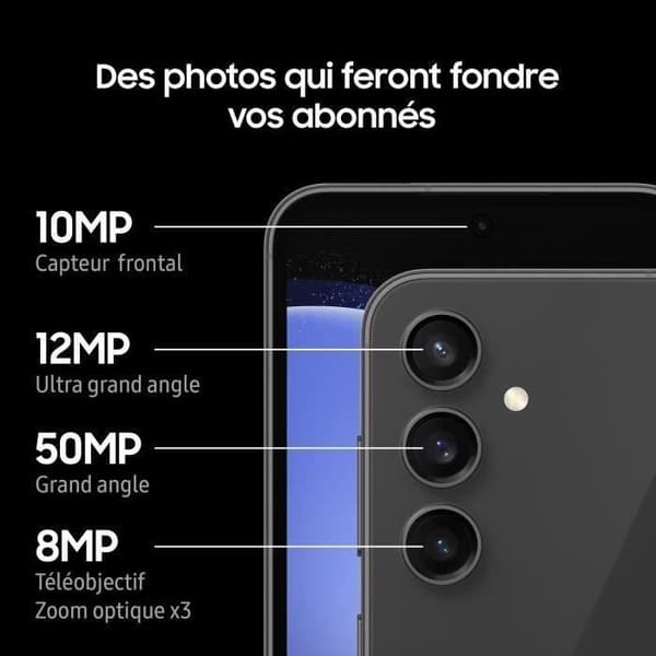 Samsung Galaxy S23 FE Smartphone 128 GB grafit