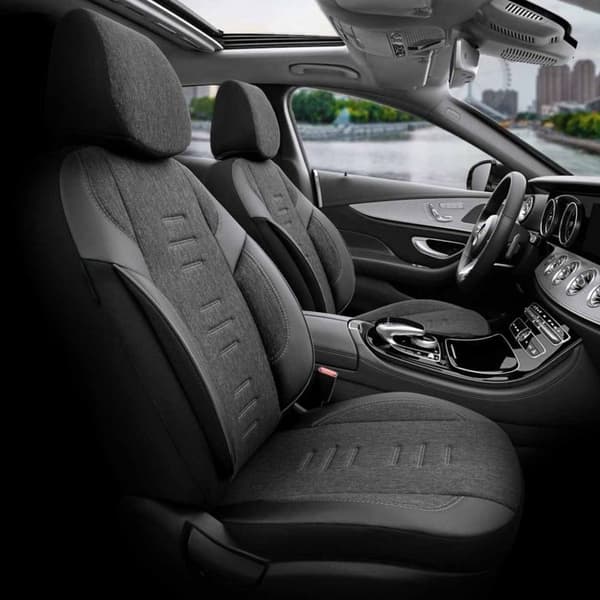 Sats med bilstolsöverdrag OTOM THRONE 102 RÖK 3-ZIP