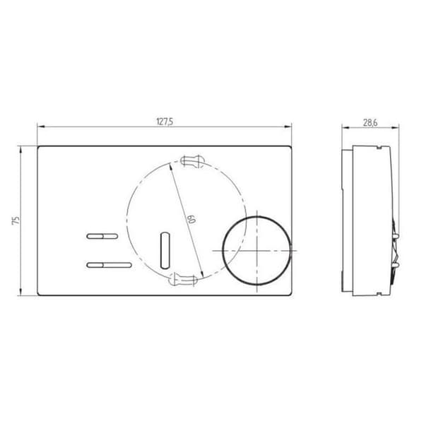Eberle 111771151100 KLR-E 7011 Rumstemperaturtermostat ytmontering 1 st(ck)