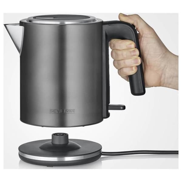Severin 9342 Svart vattenkokare, stål
