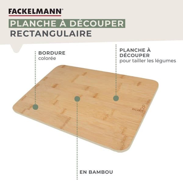 Skärbräda i bambu 40 x 26 cm Fackelmann Balance