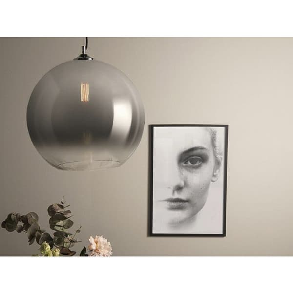 Glasupphängning Bubble Chrome