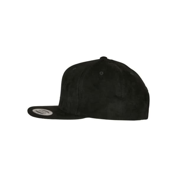 Flexfit snapback keps i mockaskinn - svart - TU