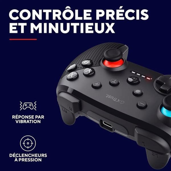 Spelkontroll - TRUST - GXT 1246 Muta - Trådlös Bluetooth - 15h batteritid - Kompatibel med Switch
