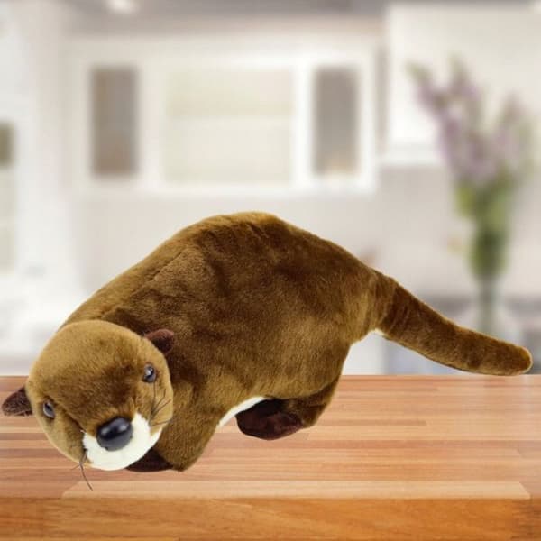 Doudou - LEANTOYS - Utter - Brun - 37 cm - Unisex
