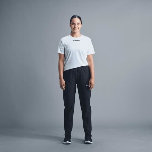 Jogging dam - Kempa Evolution - Svart - Handboll - Sidofickor med dragkedja